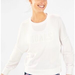 FABLETICS STACEY PULLOVER CREW NECK SWEATSHIRT WOMENS SIZE S